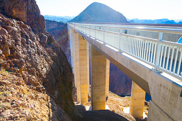 Mike OCallaghan Pat Tillman Memorial Bridge spanning Nevada and Arizona over Colorado River
