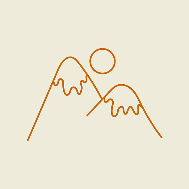 Mountain Icon Vector Design