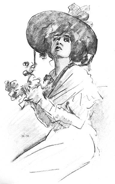 Image from 19th Century Art Illustrated Magazine: Woman sketch, by Mortimer Menpes