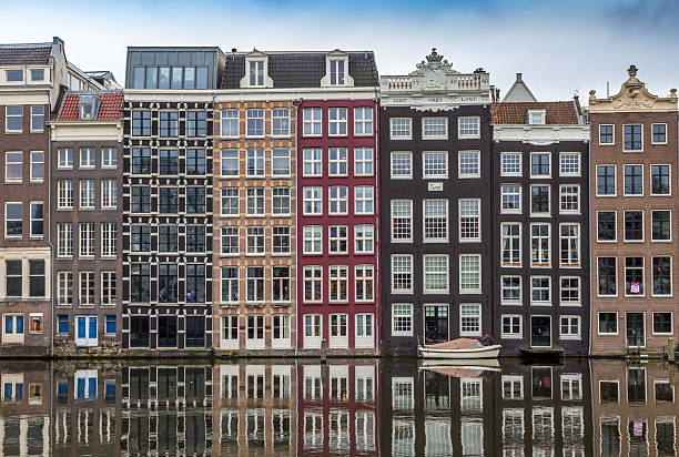 Damrak Avenue, located in central Amsterdam, linking the main 