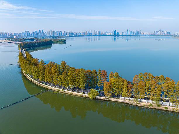 East lake in Wuhan city,China