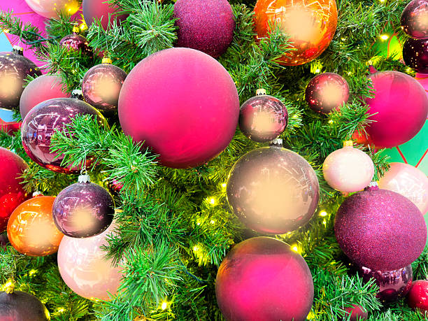 Close up Christmas tree