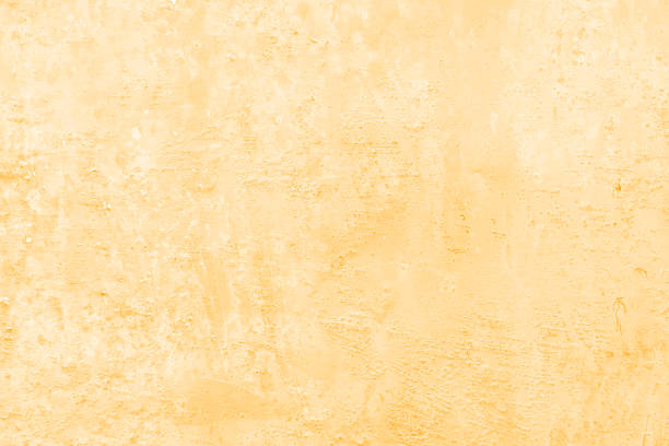 Old textured weathered rough peeling off painted wall beige yellow light brown simple vector background, that is blank empty rustic run down.