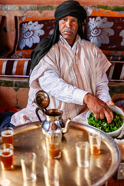 Maghrebi mint tea is a green tea with mint leaves. Tea occupies a very important place in Moroccan culture and is considered an art form.