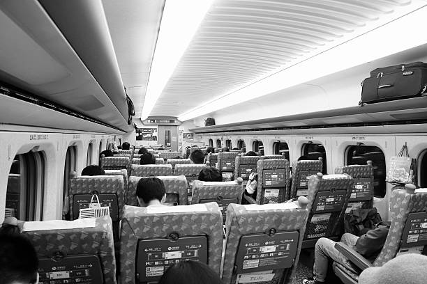 People ride the high speed train (HSR) at in Taiwan. Taiwan High Speed Rail served 60 million passenger journeys in 2017.