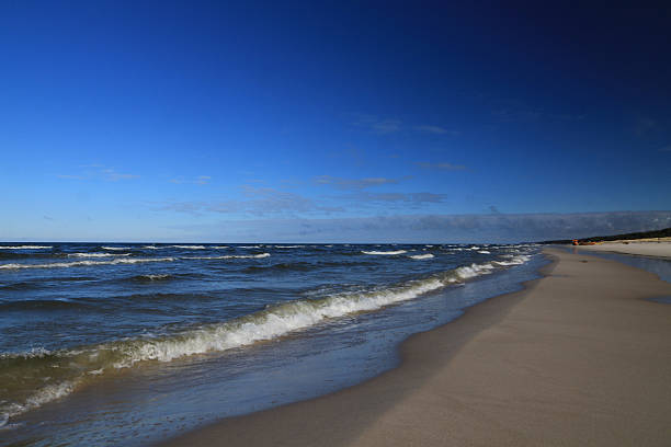 Beach in Debki village, Baltic Sea, Poland