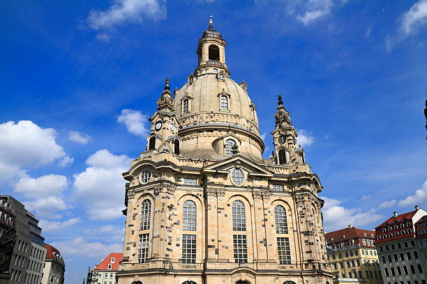 The Dresden Frauenkirche, Lutheran church in Dresden, Germany