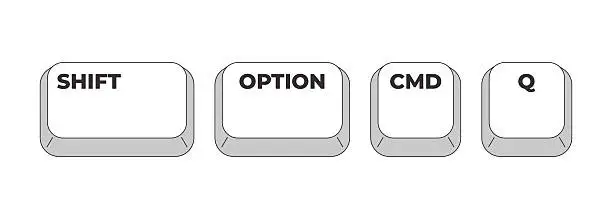 Shift Option Free logout key Vector Images & Graphics | FreeImages