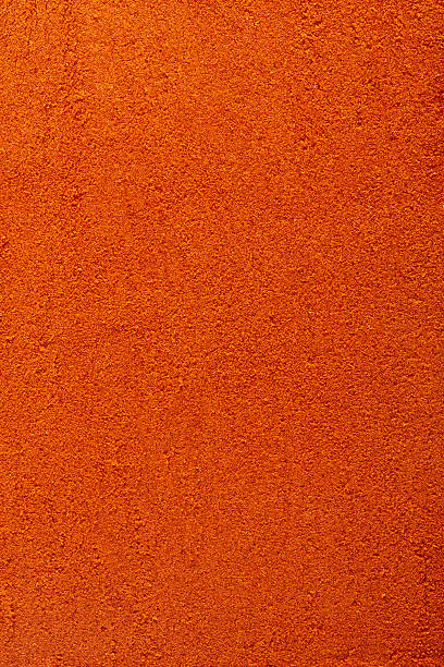 Vibrant Red Paprika Powder Texture