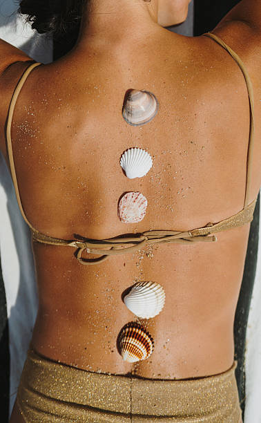 Seashells, sand and me