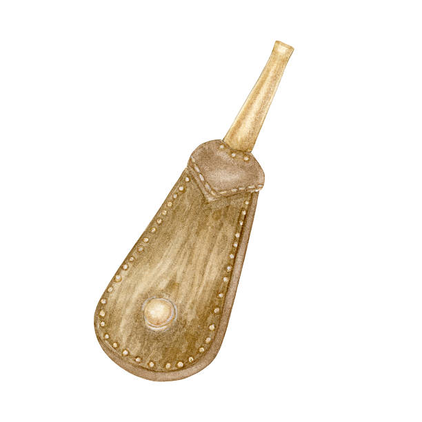 Vintage Garden Dusting Bellows Watercolor