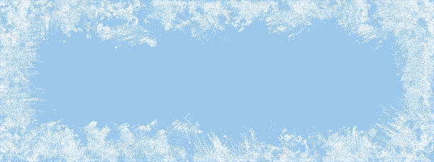 Texture overlay background with grunge ice frame for frozen effect vector. Rink winter scratch with crack border abstract for blue dirty distressed. Noise skating texture with snowfall.