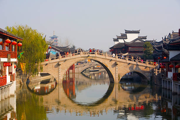China, Shanghai district, town Zhujiajiao   water town