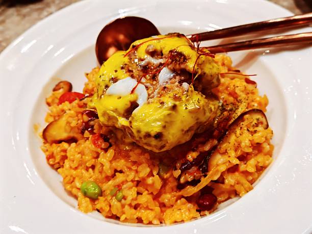 Handmade Beef Patty Risotto