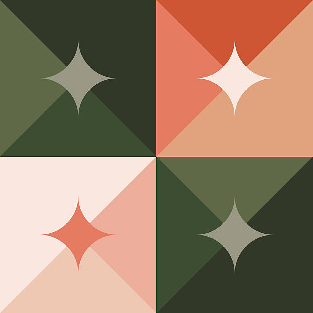 Ethnic Folk Pattern Background with Traditional Geometric Tribal Motifs and Warm Earthy Tones. Illustration art. Vector