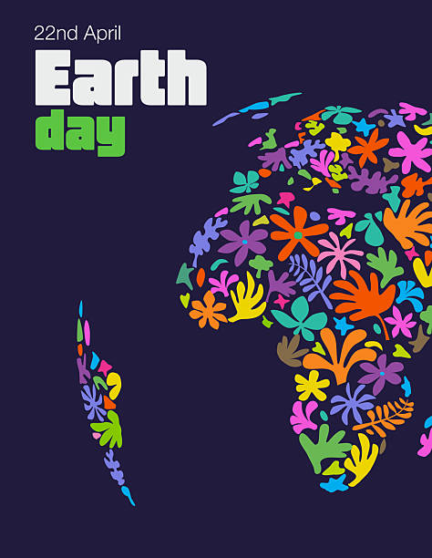 Earth Day Poster Earth Day themed poster, Earth Day, Globe, Map, World map, Earth, Environment, Environmental Conservation, Flowers drawing of a save the earth posters stock illustrations