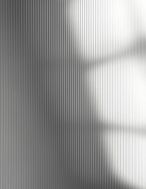 Abstract Shiny Surface - White, Gray, Background