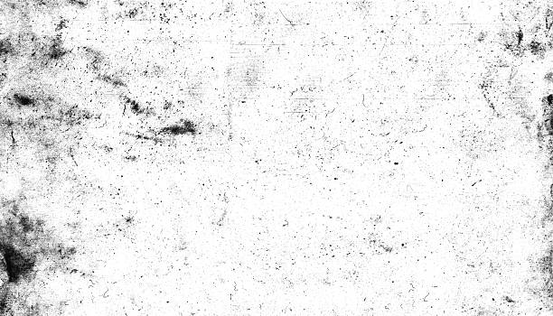 A grungy, textured black and white background with distressed, vintage elements