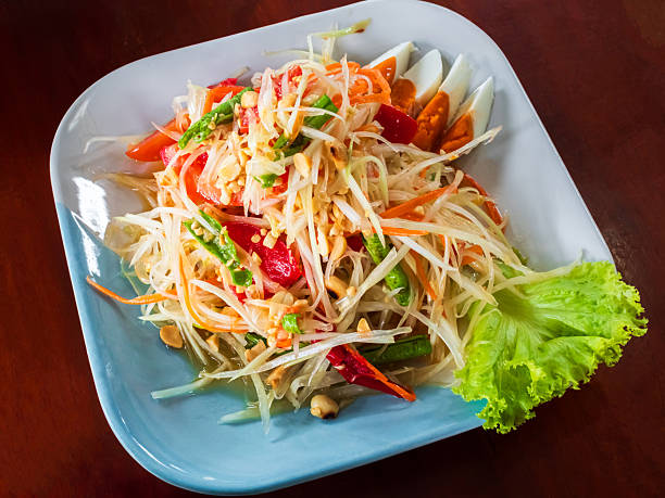 Som tam food in Thailand