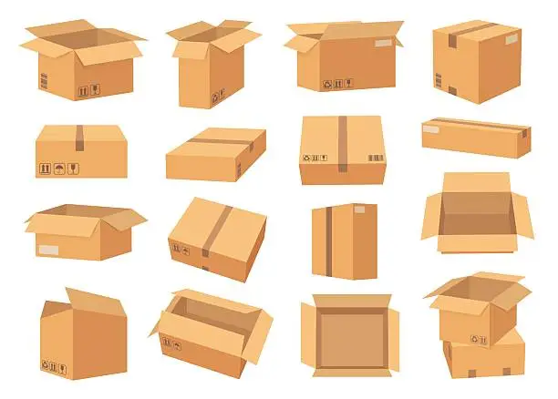 Free messenger bar code box container Vector Images & Graphics | FreeImages