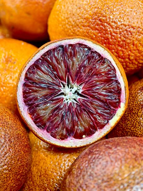 Vibrant blood orange