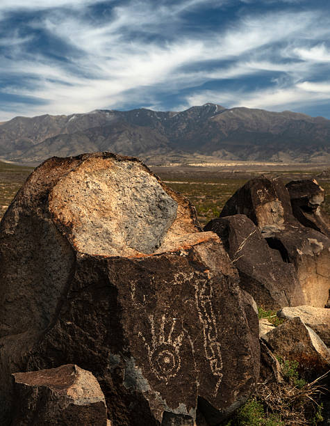Petroglyphs at Three Rivers Petroglyph Site, New Mexico