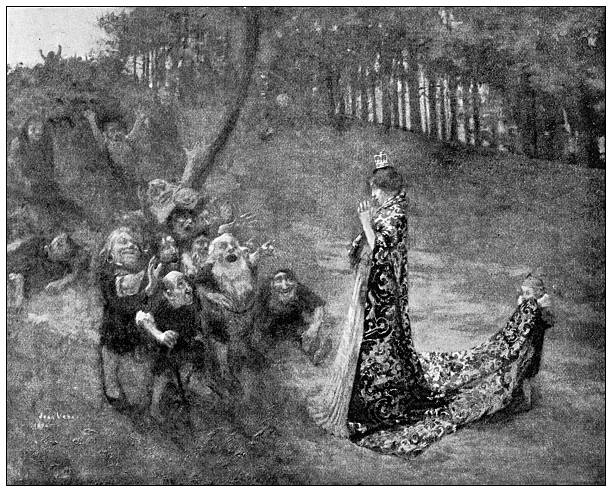 Image from 19th Century Art Illustrated Magazine: La Petite Princesse, by Jean Veber