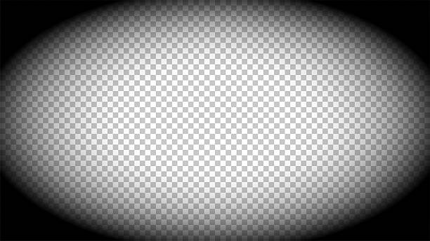 bildbanksillustrationer, clip art samt tecknat material och ikoner med black gradient overlay vignette background. transparent grid vignette frame. soft blurred frame with depth effect. minimal neutral backdrop for photography or creative design. vector illustration - vinjettering