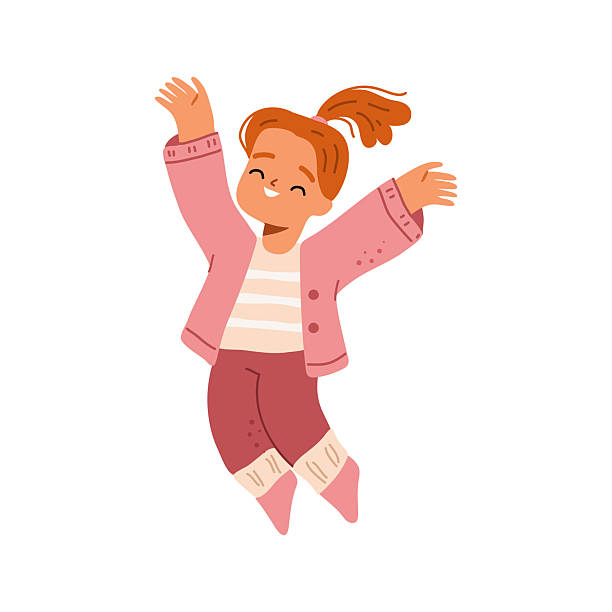 17,500+ Girl Jumping Stock Illustrations, Royalty-Free Vector
