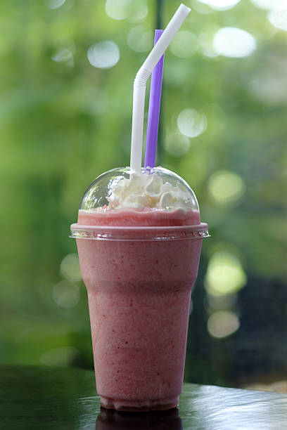Fresh juicy starwberry  smoothies