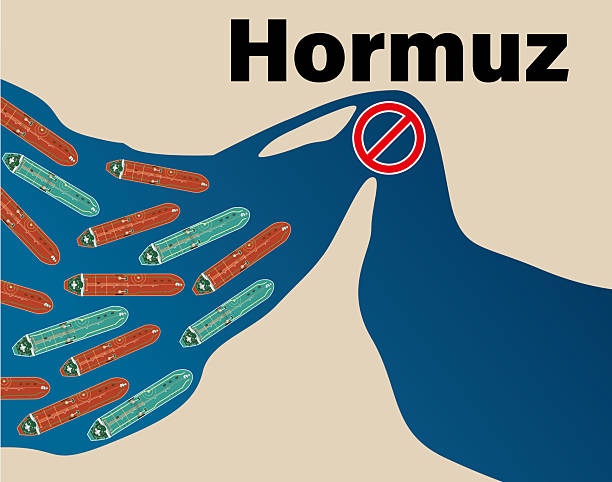 blokade selat hormuz - selat hormuz ilustrasi stok
