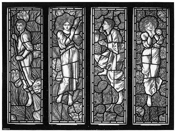 Image from 19th Century Art Illustrated Magazine: Stained Glass, by Selwyn Image