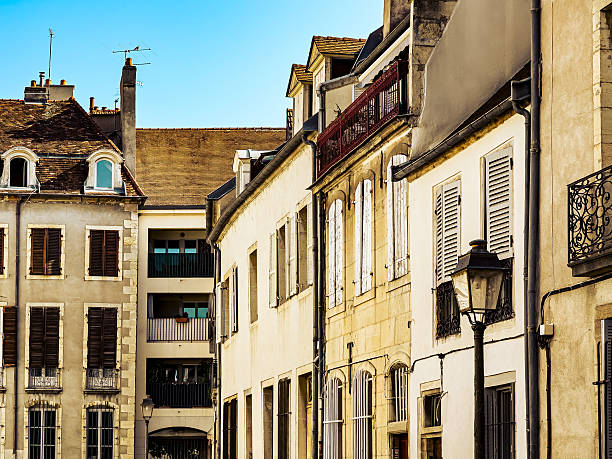 Antique building view in Dijon, France