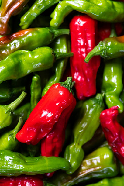 Fresh Chili Peppers in Vibrant Colors