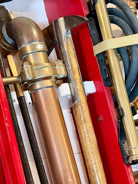 Vintage fire fighting equipment