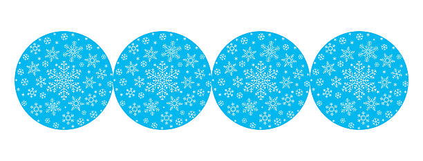 Seamless of snowflake and star, vector illustration background
