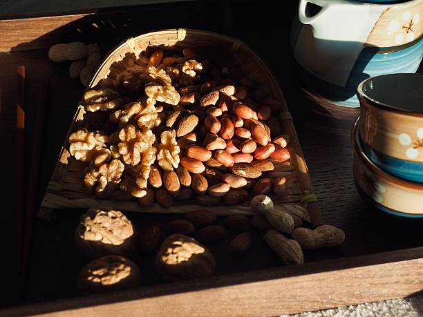 Nut mix, walnuts, almonds,peanuts
