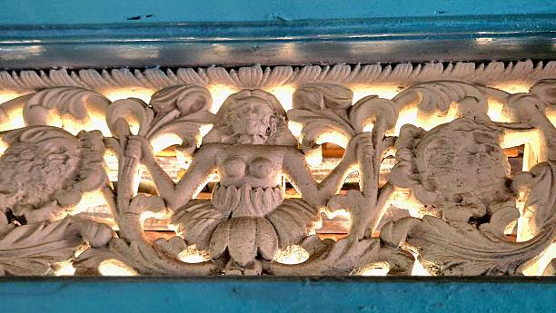 detail in asian temple