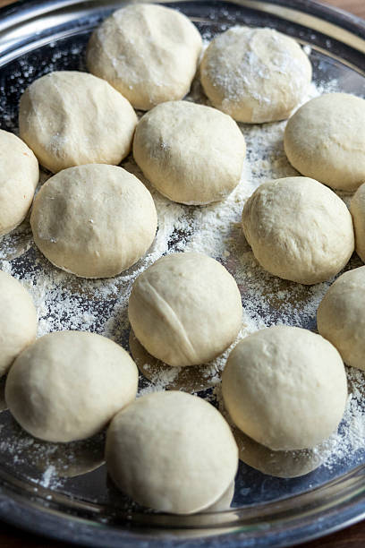 Preparing dough for bread making