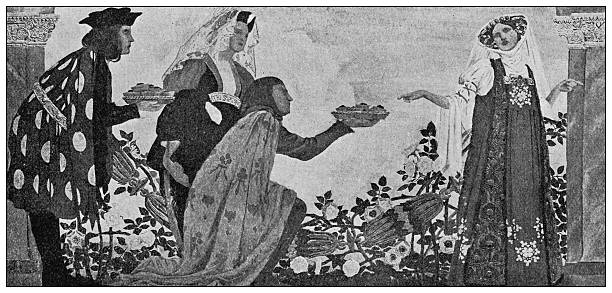 Image from 19th Century Art Illustrated Magazine: The Queen of Hearts, by Hamel Lister