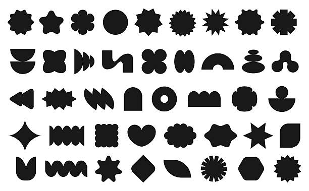 Y2k black silhouettes set