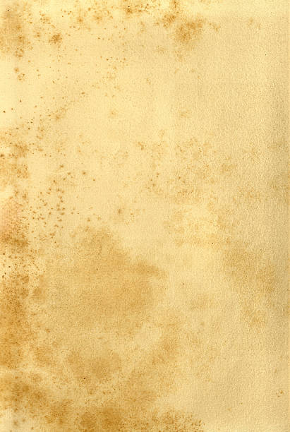 Rough stained vintage paper background texture, original over 150 years old