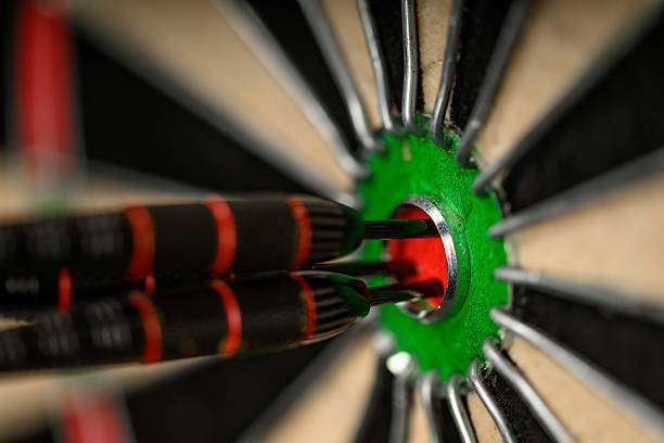 Three darts in the bullseye, known as a \