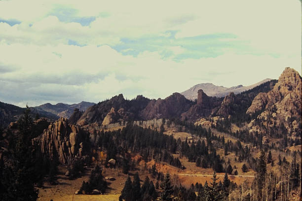 Colorado mountains, October 1972. Scanned 35mm color slide