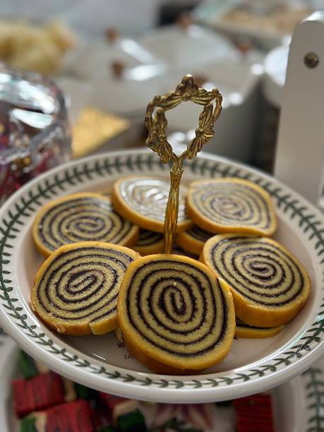 Lapis Legit Gulung is Indonesian Traditional Thousand Layered Cake Roll.