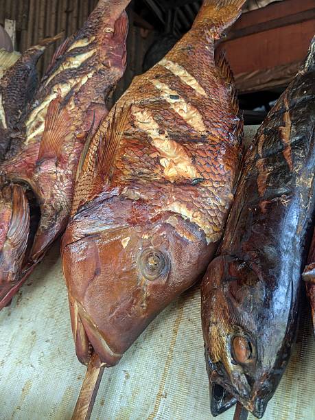 Fresh fish on the market