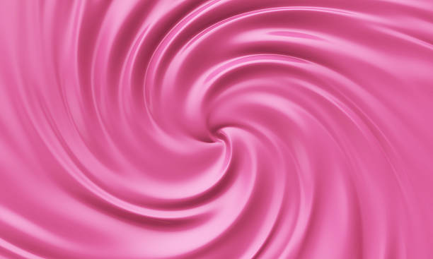 Pink yogurt or cosmetic cream
