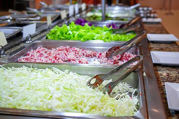 Resort Buffet Chickpeas Cabbage Dominican Republic