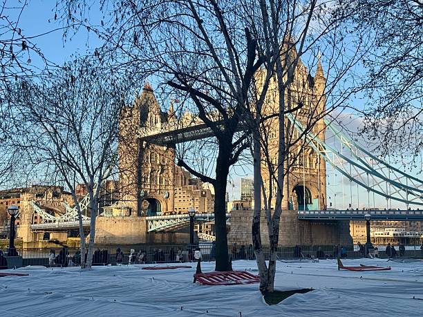 “London, United Kingdom - March 28, 2026. Internationally recognised landmark Tower Bridge is a Grade I listed combined bascule and suspension bridge in London, built between 1886 and 1894.”