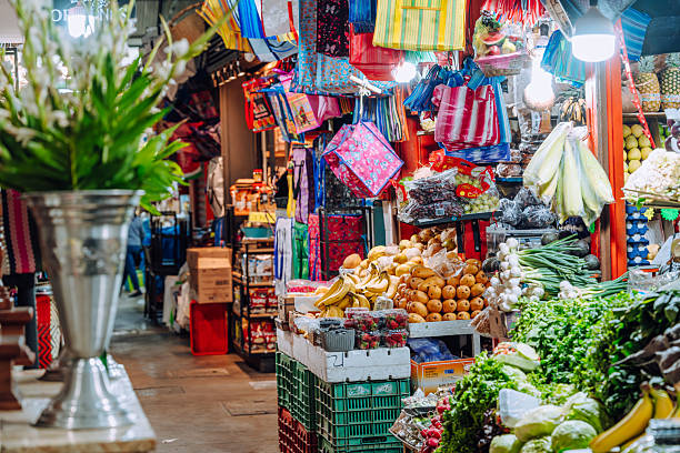 Oaxaca Market Fresh Produce and Colorful Stalls